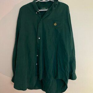 Ralph Lauren Dark green XL button up